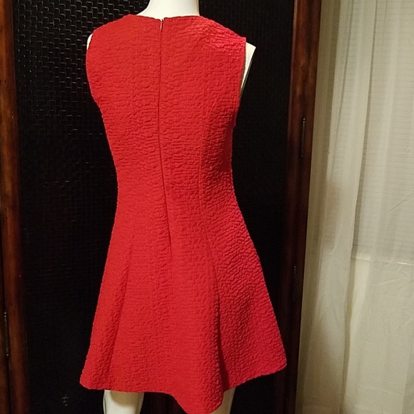 Zara Red Flare Dress - Picture 3 of 5